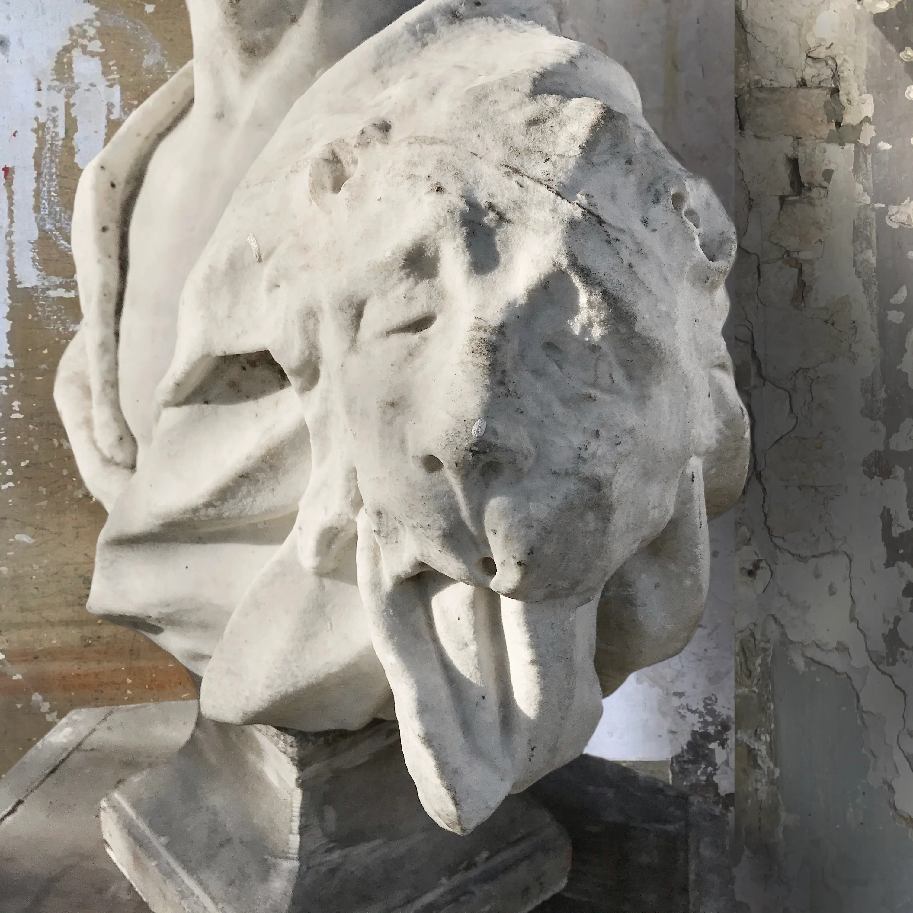 17th Century Italian Marble Busts of Pan and Syrinx - Image 6