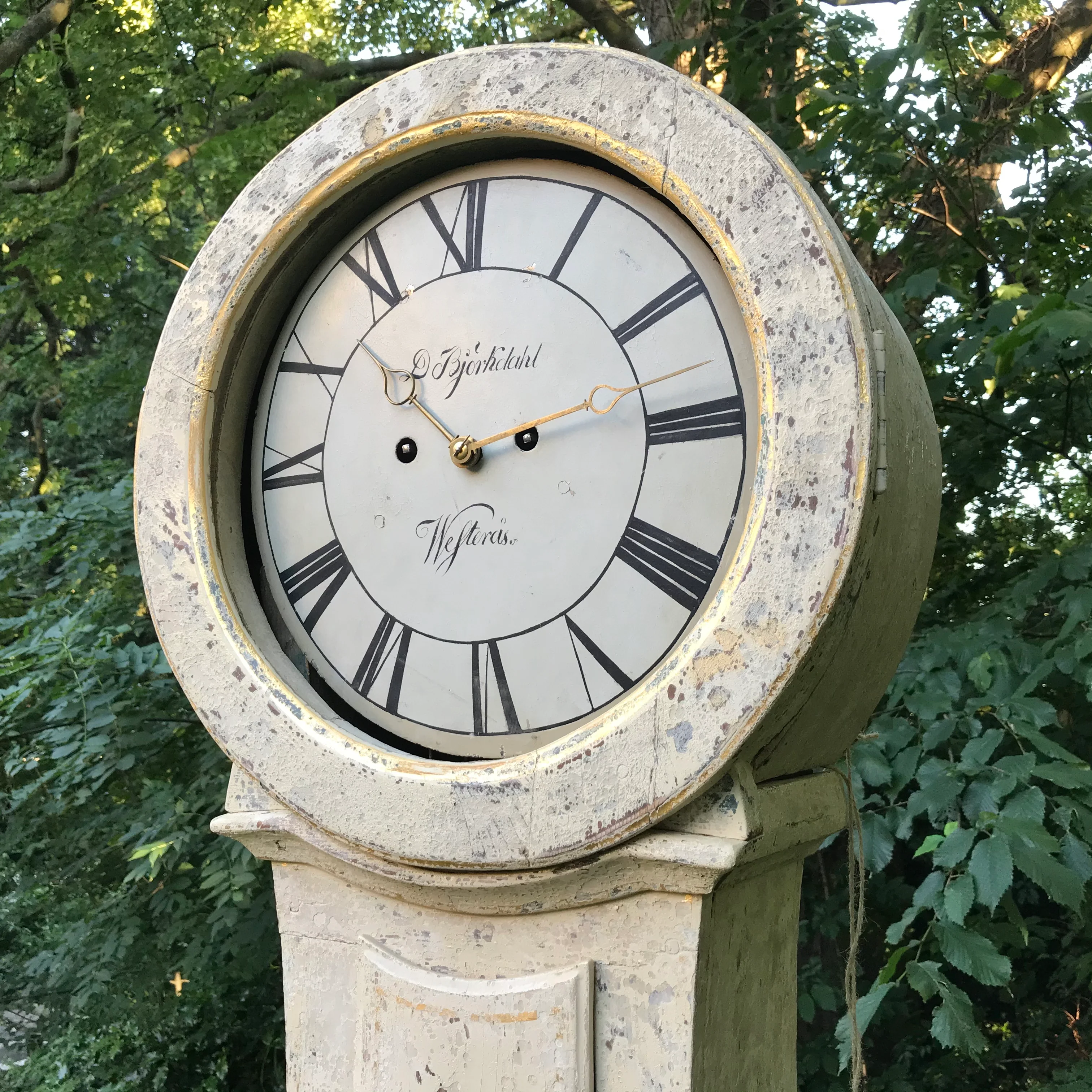 Late 18th Century Gustavian Mora Longcase Clock - Image 4