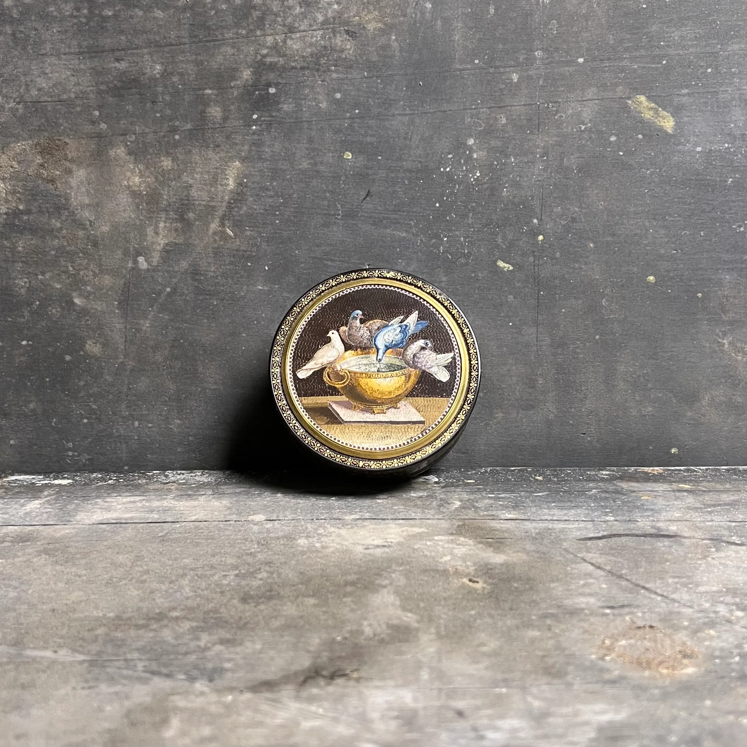 18th-Century Roman Micromosaic Snuff Box – Doves of Pliny, Attributed to Circle of Giacomo Raffaelli c.1780-1800 - Image 14