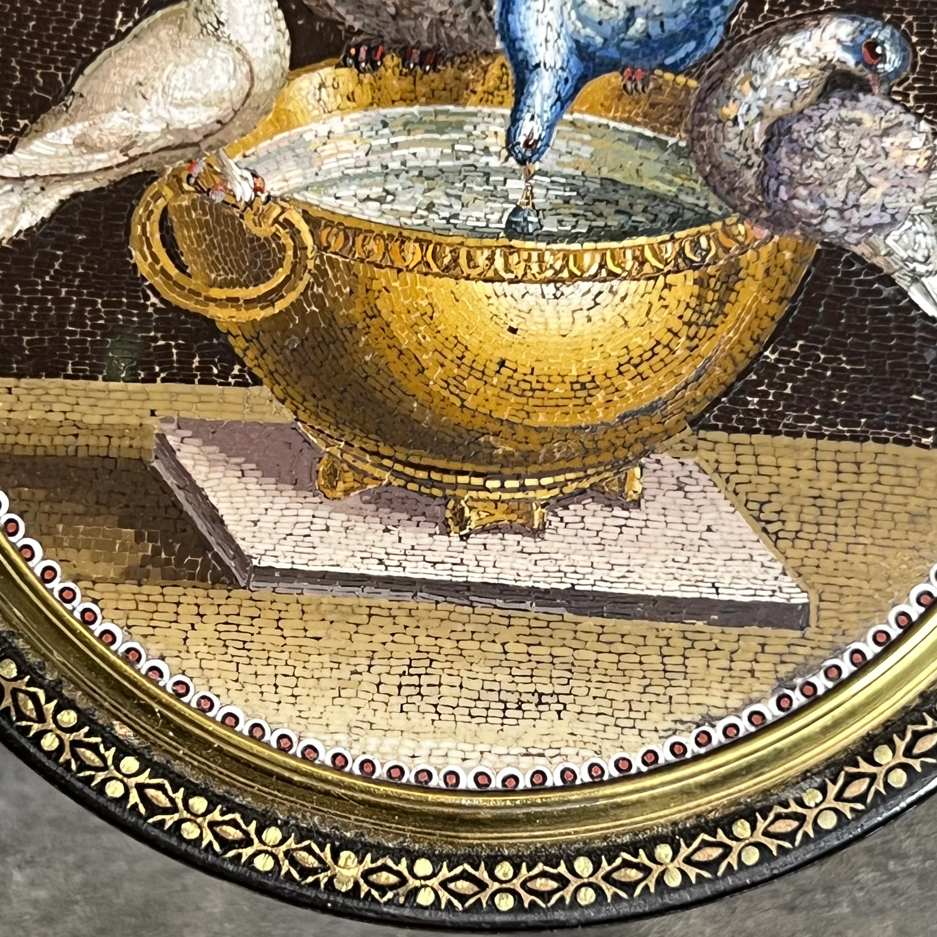 18th-Century Roman Micromosaic Snuff Box – Doves of Pliny, Attributed to Circle of Giacomo Raffaelli c.1780-1800 - Image 26