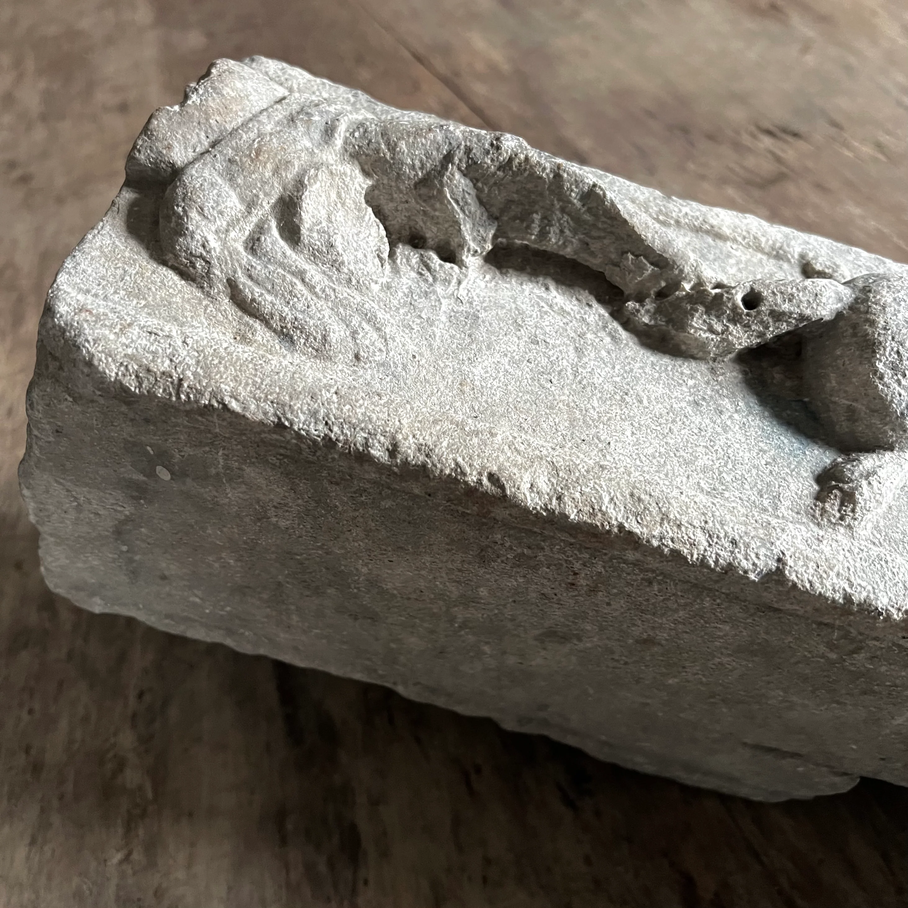 Carved Stone Italian Plague Marker d.1654 - Image 14