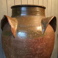 Large Spanish Terracotta Spanish ‘Tinaja’ Jar c.1750 - Image 3
