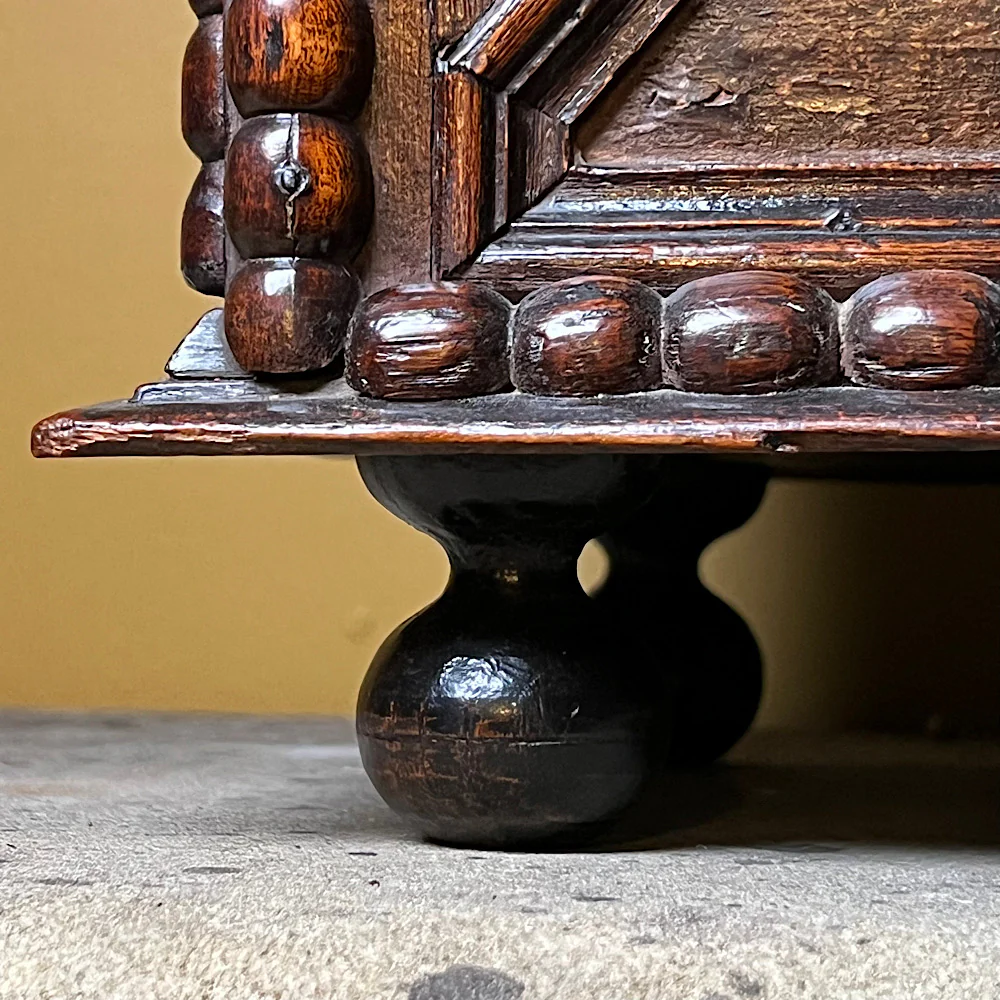 Late 17th Century Oak Jewel Box c.1680 - Image 4