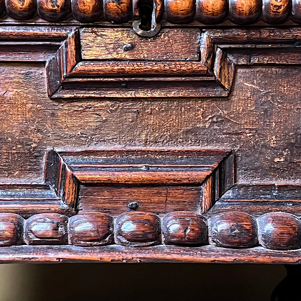 Late 17th Century Oak Jewel Box c.1680 - Image 6
